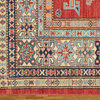 6x6 Square Tribal Design Super Kazak Oriental Rug Hand Knotted 100% Wool