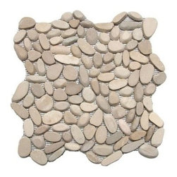 Exotic Glass STO 123 Beige Cut Stone - Tile