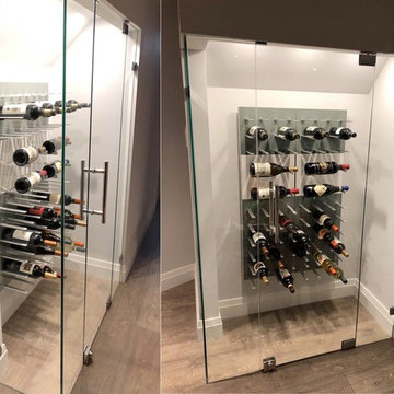Glass Enclosed Wine Cellars