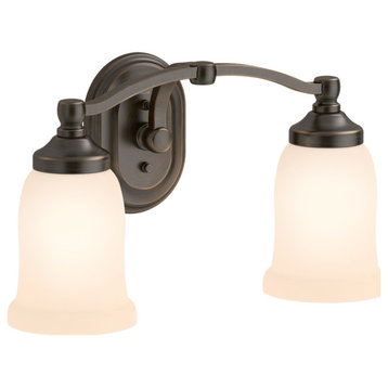 Kohler Lighting 11422 Bancroft 2 Light 15"W Bathroom Vanity Light - Oil-Rubbed