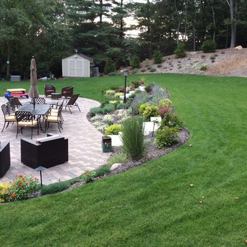 Backyard landscape design