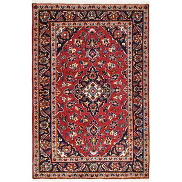 Persian Rug Keshan 4'10"x3'2" Hand Knotted