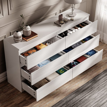 This White Chest of Drawers Reflects Your Style
