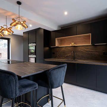 Black Nobilia Kitchen in Hughendon Valley