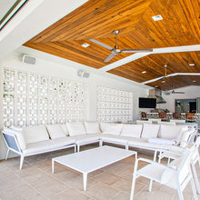 mid century modern low profile sunrooms