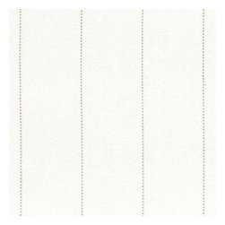 ROTH & TOMPKINS TEXTILES - Copley Stripe Fabric, Stripe Ivory, 54''x36'' - Upholstery Fabric