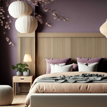 Asian Inspired Bedroom
