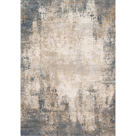 Teagan TEA-08 Area Rug, Ivory/Mist, 2'8"x4'