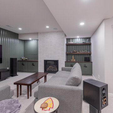 Family-Friendly Basement Remodel with Custom Features