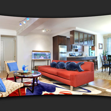 Vivid Fun Open Plan Apartment