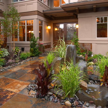 Transitional Entry & Water Feature