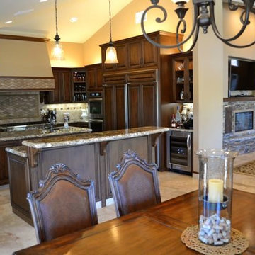 Mediterranean Villa kitchen remodel