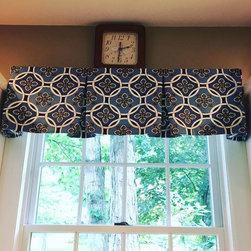 Custom Inverted Box Pleat Valance - Valances