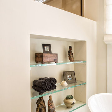 Rustic, Contemporary Master Bathroom