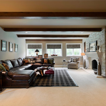 Flint Hills National Golf Inspired Family Room