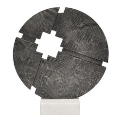 Worlds Away - Worlds Away Reid Metal Sculpture - Decorative Objects And Figurines