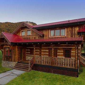 Big Rock Log Home