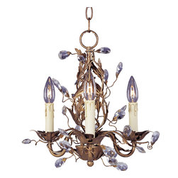 Elegante 3-Light Chandelier - Chandeliers