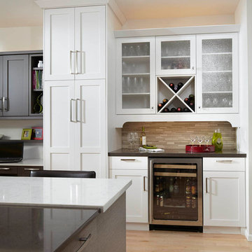 Minneapolis Town Home Kitchen Remodel by Sawhill Custom Kitchens