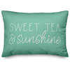 Sweet Tea & Sunshine Outdoor Lumbar Pillow