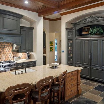 Old World Mansion, Interior Architecture & Material Selections