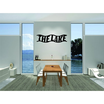 Decal, The Lake Lettering Text, 20x30"