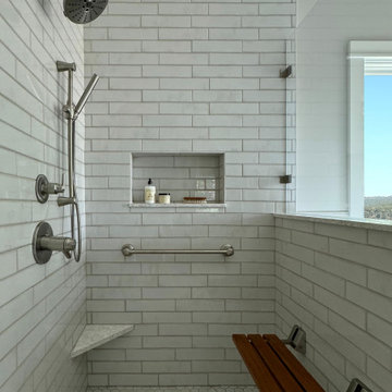 Custom walk-in shower