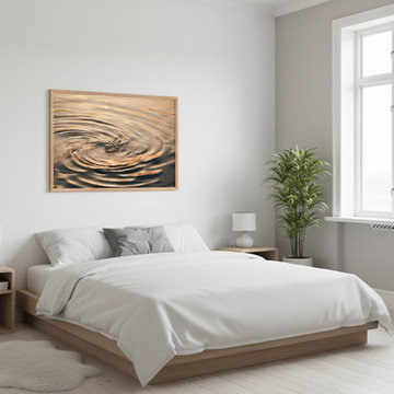Whispering Waters Photorealistic Digital Artwork Scandinavian Style Wall Art