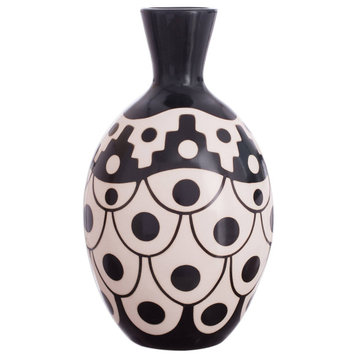 NOVICA Desert Stair And Ceramic Decorative Vase