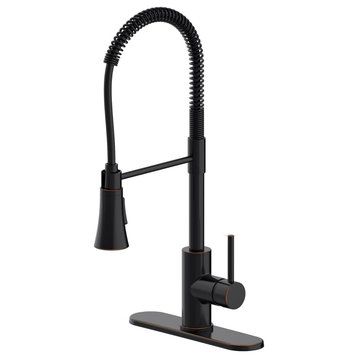 Kitchen Faucet, Pull Down Head With Dual Function Spray, Oil Rubbed Bronze