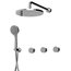 Myring Concealed Shower Head With Hand-Shower