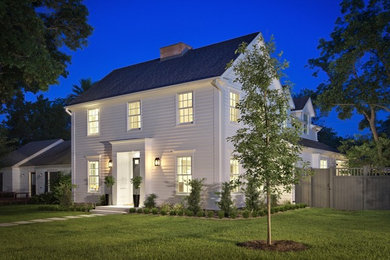 Transitional exterior home photo in Austin