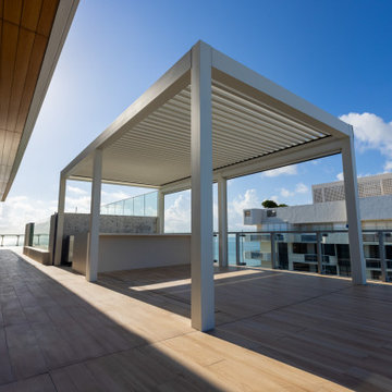 Miami Beach Penthouse Pergola