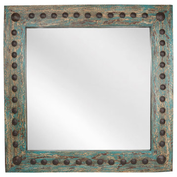 Rustic Mirror, Puebla, 30x36"