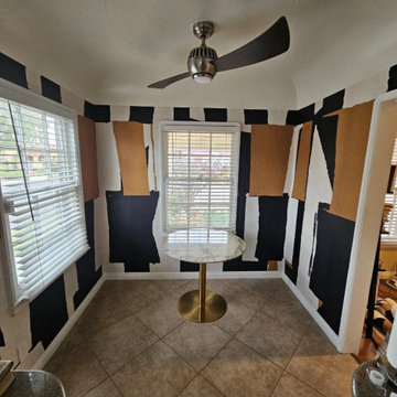 Dining Room wallpaper installation Georgetown, TX