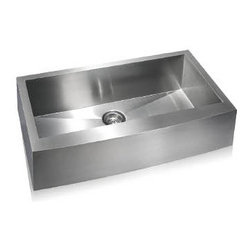 Large Single Bowl Apron Front Undermount &ndash; Style B - Brackets