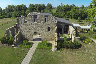 Example of a mountain style exterior home design in Other