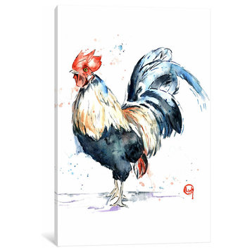 "Rooster" by Lisa Whitehouse Canvas Print, 40"x26"