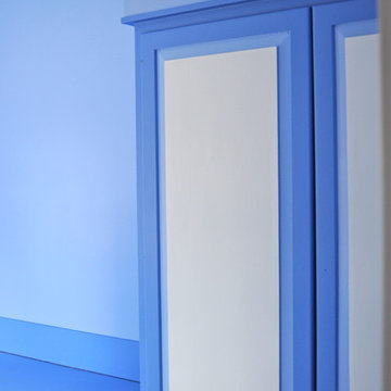 What a bucket of paint can do - Blue Room