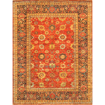 Pasargad Mahal Collection Hand-Knotted Wool Area Rug, 9'8"x14'