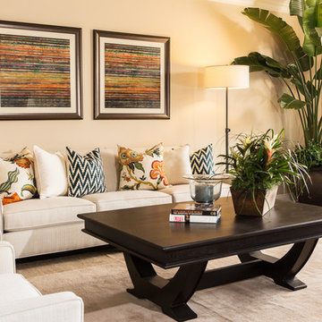 Transitional Family Room