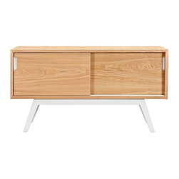 Elsa Credenza | Natural | White Legs - Buffets And Sideboards