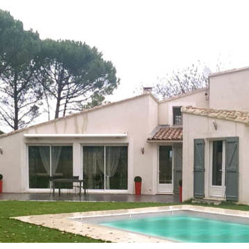 AVANT/APRES Garage transformé en pièce de vie