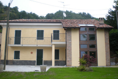 Idee per la facciata di una casa country