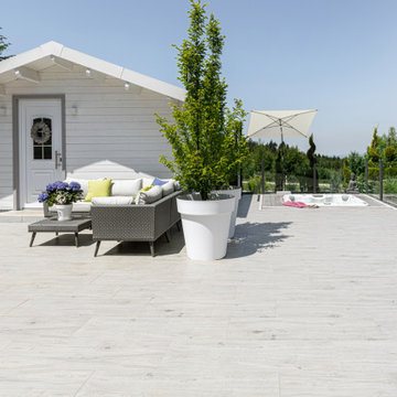 Terrasse in Holzoptik | skandinavisch + mediterran