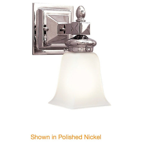 Hudson Valley Cumberland 1 Light Bath Bracket, Satin Nickel