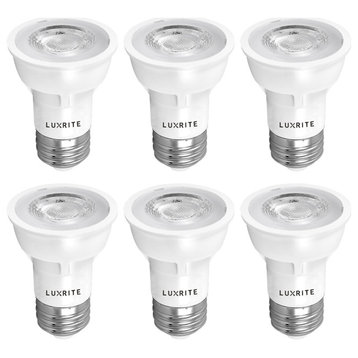 Luxrite PAR16 Spot Light 5.5W LED Bulb, 450lm, E26, 3000k - Soft White