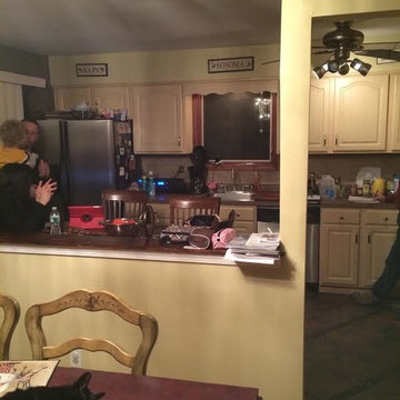 Blooming Grove kitchen before