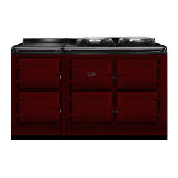 AGA Total Control 5 Oven Range Cooker, Claret |  ATC5-CLT - Gas Ranges And Electric Ranges