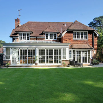 Orangery extension for open plan kitchen, dining and lounge